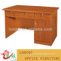 modern new design three lockable drawer with cabinet MDF grain drawing surface office table computer furniture writing desk